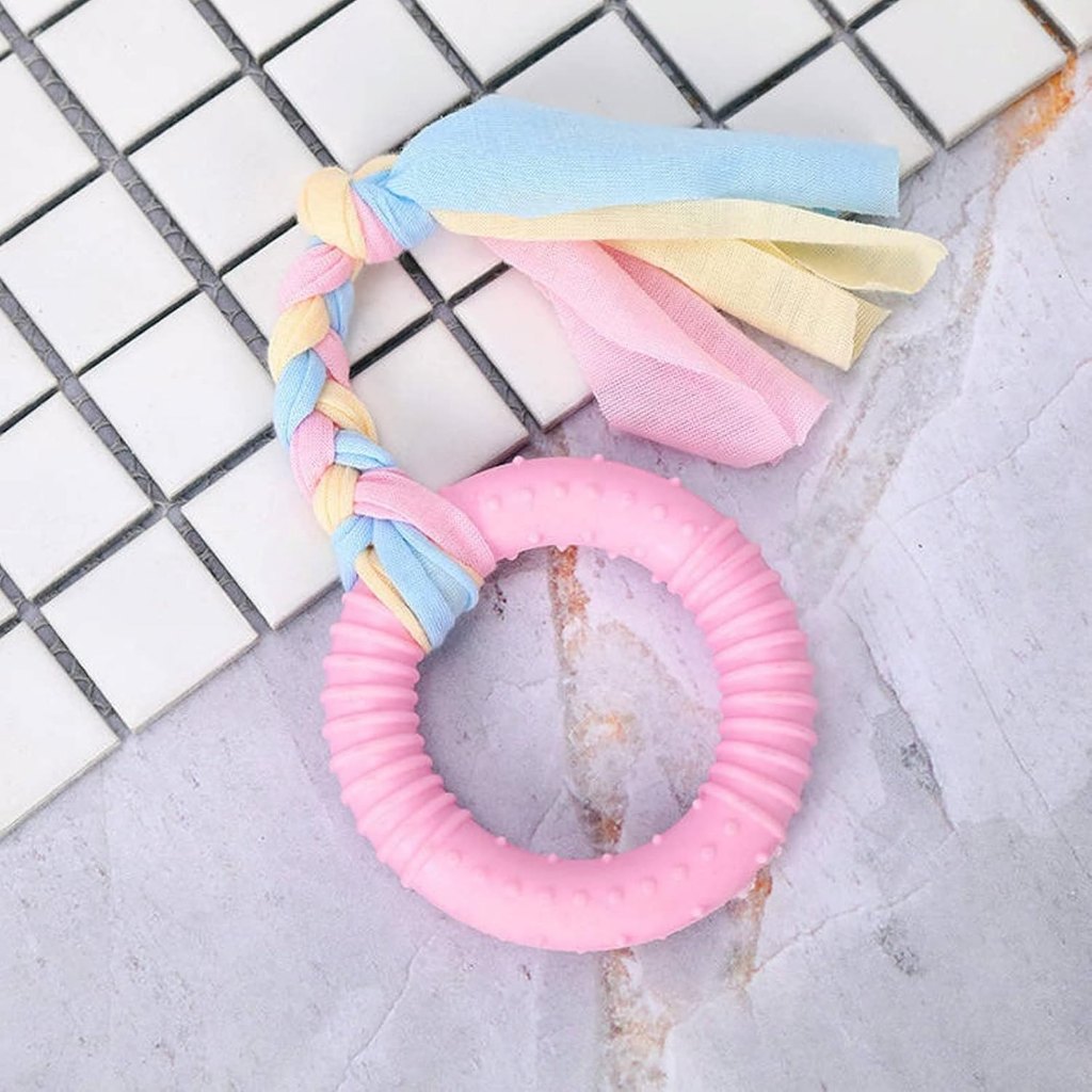 Rubber Chew PET Ring Toy for Dogs and Cats (Pink) | Shopee Philippines