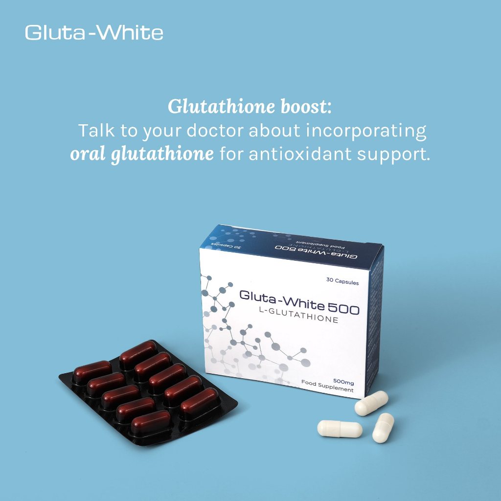 gluta glutathione 500mg Amazon.com: Generic Gluta GenC Glutathione Capsules main image 0