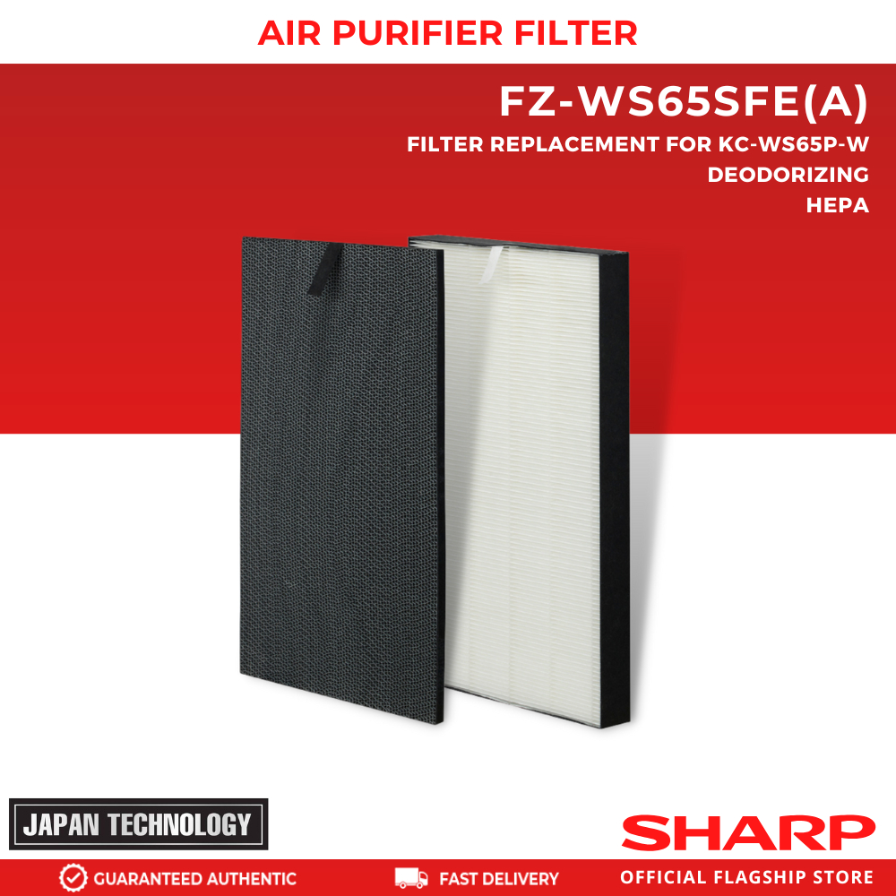 Filter For SHARP KC-WS65P-W Air Purifier FZ-WS65SFE(A) SET HEPA ...