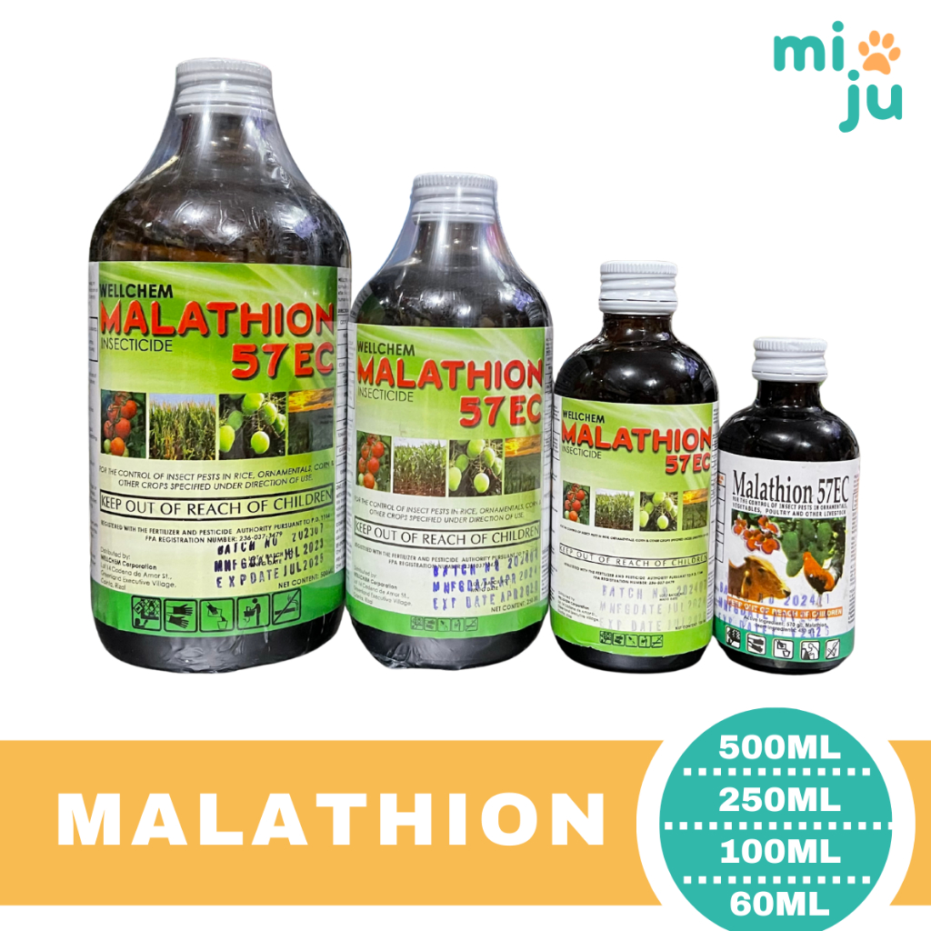 Malathion 57 EC (500ml/250ml/100ml/60ml) - For Insects / Pests | Shopee ...