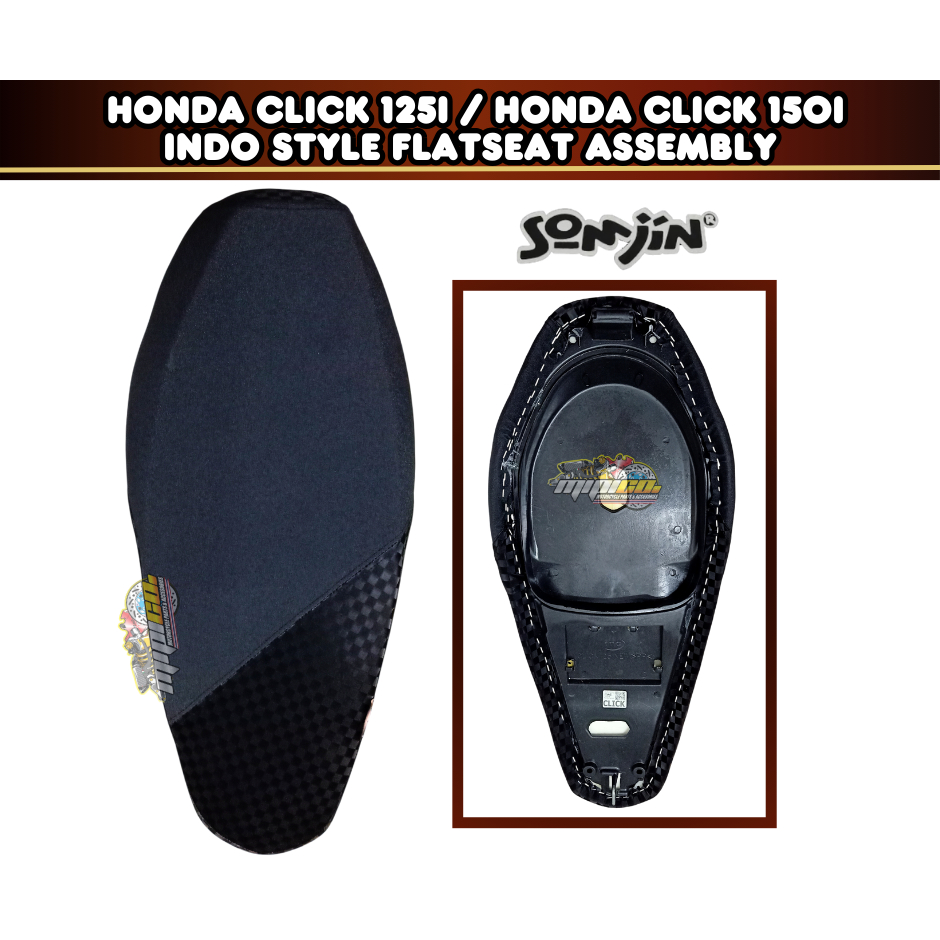 INDO TYPE FLAT SEAT ASSEMBLY - HONDA CLICK 125i / HONDA CLICK 150i ...