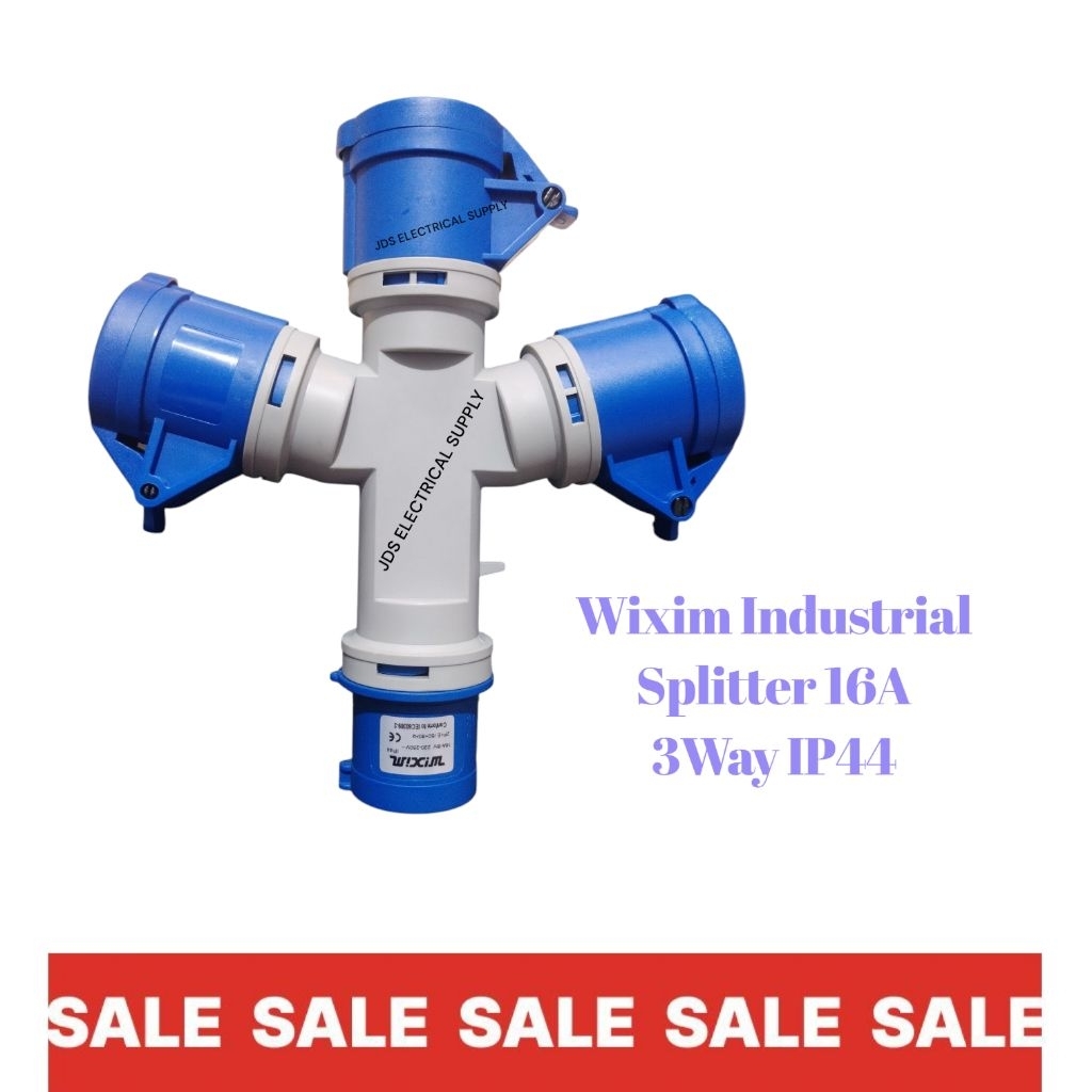 wixim Industrial Splitter 16A 3Way IP44 | Shopee Philippines