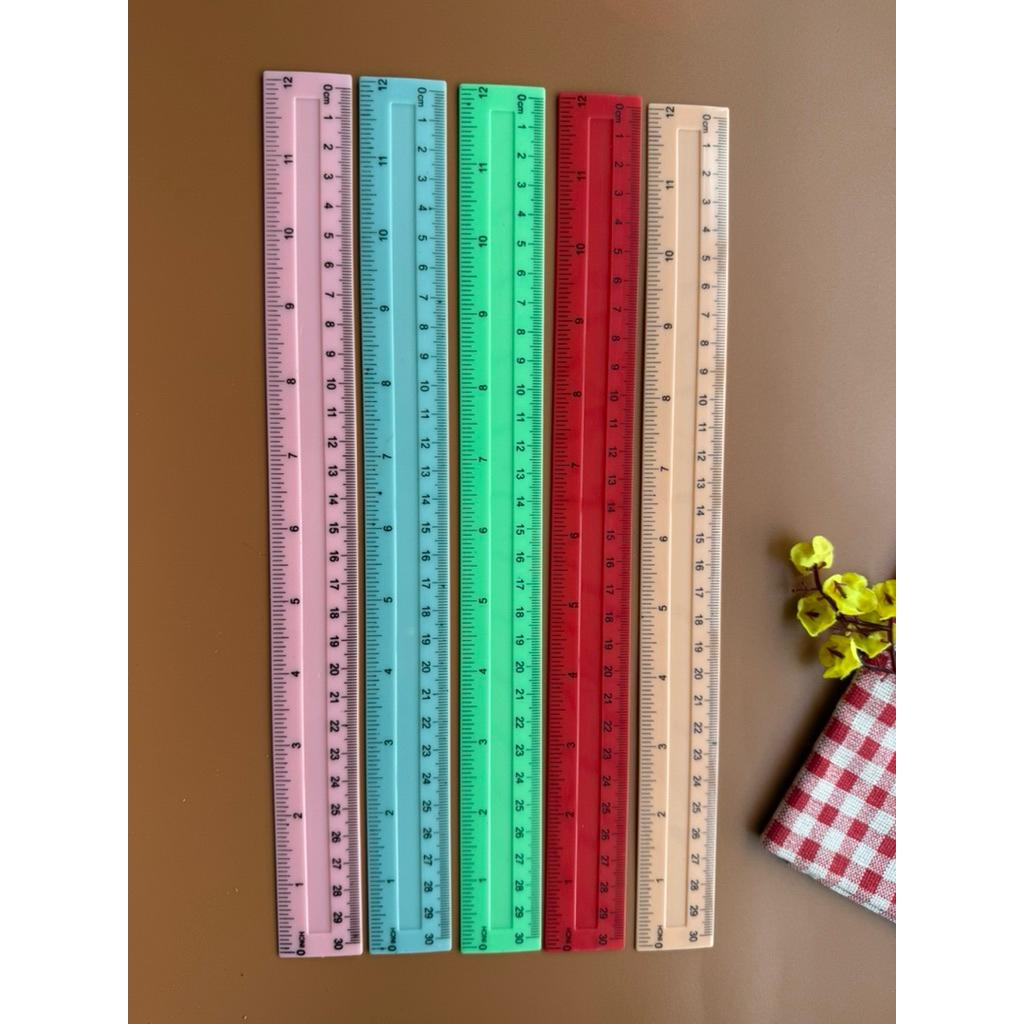 SQI Plastic Ruler Pastel Color 12inches (1pc) | Shopee Philippines