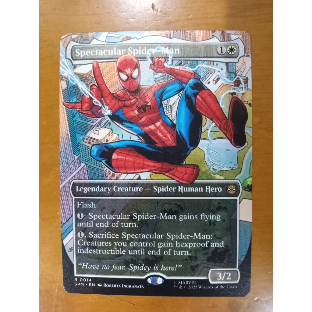 MTG Spectacular Spider-Man Rare Marvel Spiderman SPM Magic the Gathering  ENG White | Shopee Philippines