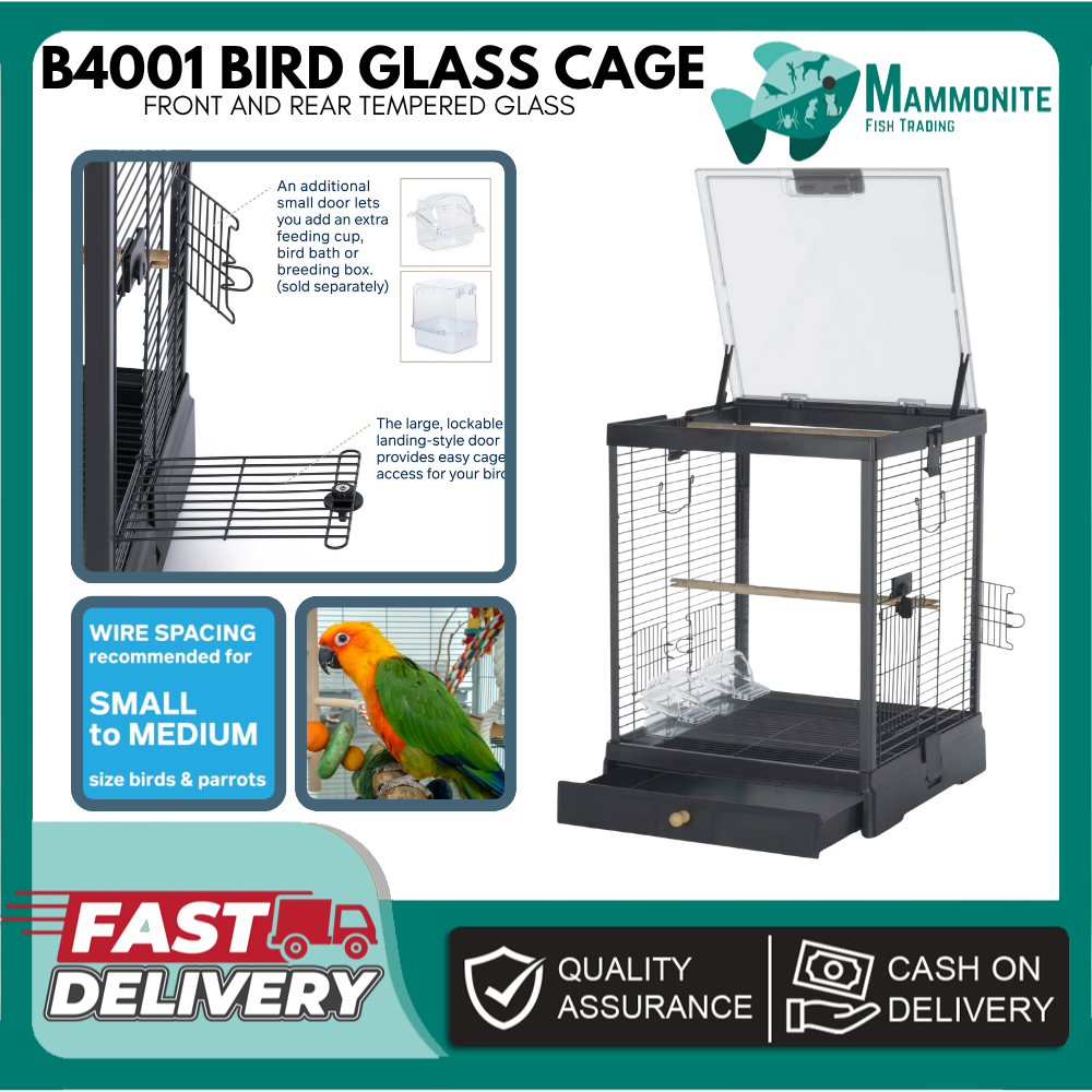 Curated visual reference: Gallery Detail: Dayang B4001 Bird Cage Viewing Cage Parrot Cage Budgie Lovebird