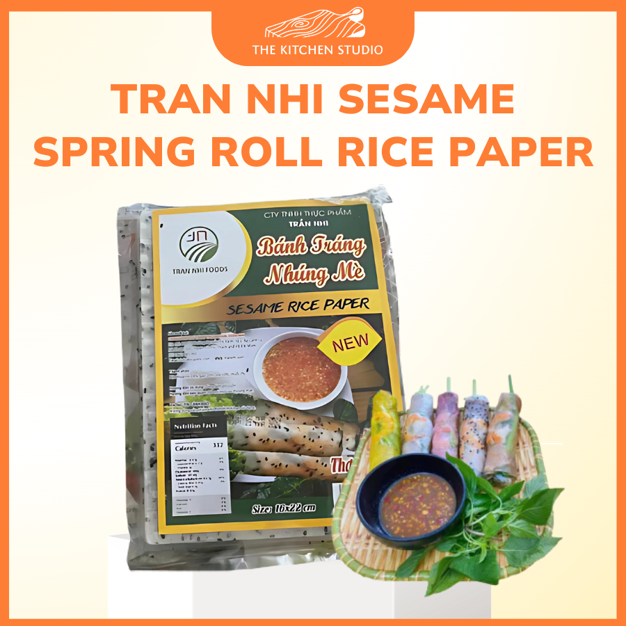 Spring Roll Rice Paper – Tran Nhi Vietnamese Rice Paper with Black ...