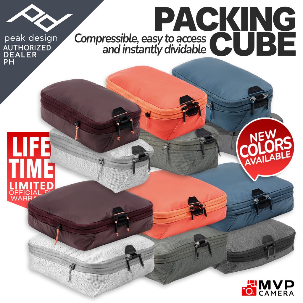 PEAK DESIGN Packing Cube Small Medium Raw Sage Charcoal Eclipse Ibis ...
