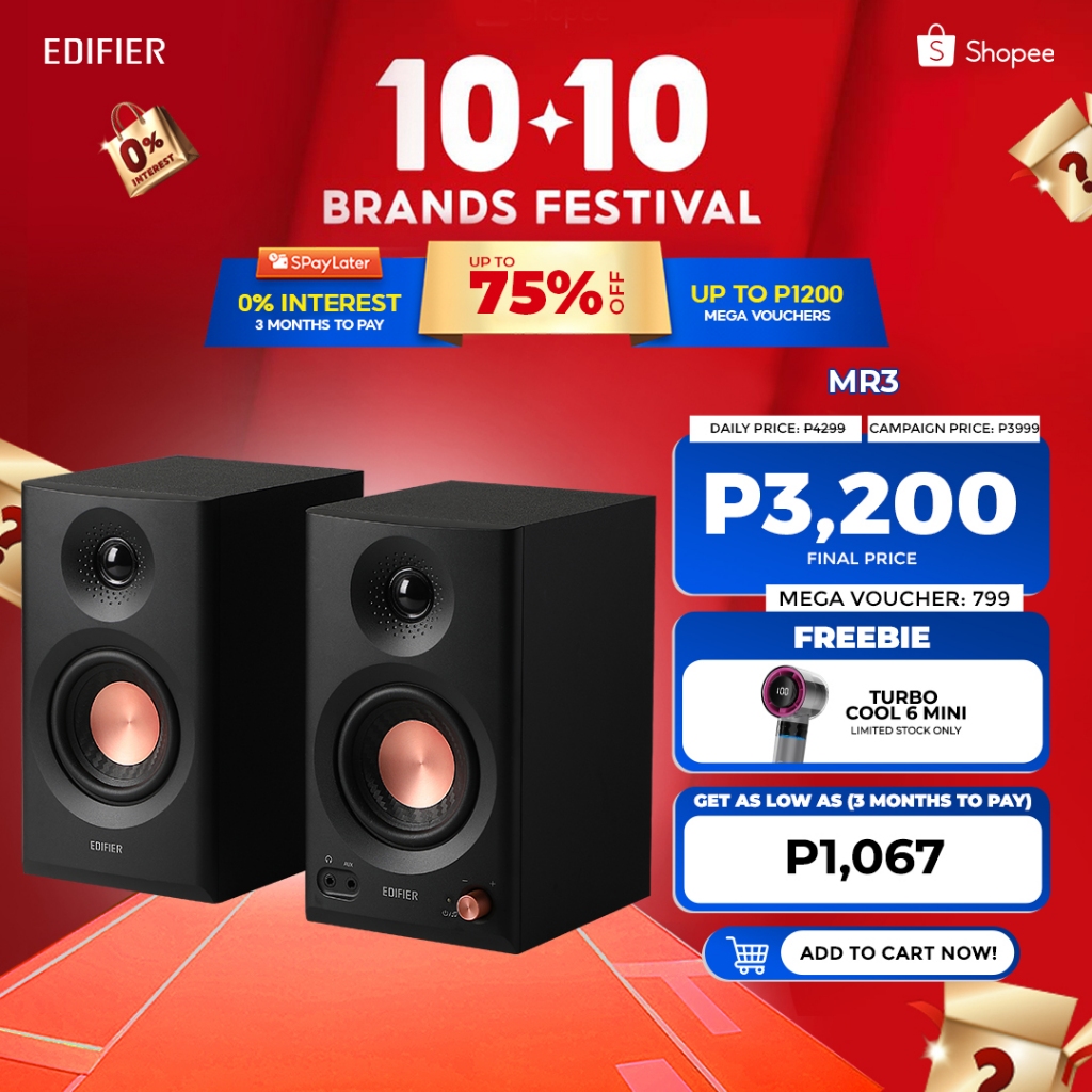 EDIFIER MR3 – Bluetooth monitor speaker with quality sound performance ...