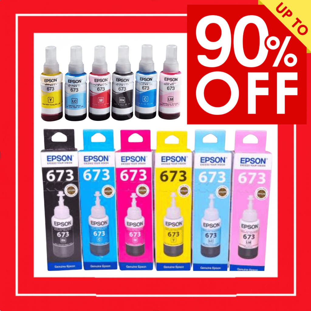 Epson 673 Ink Refill | Premium Quality | For Epson L100 L110 L120 L210 ...