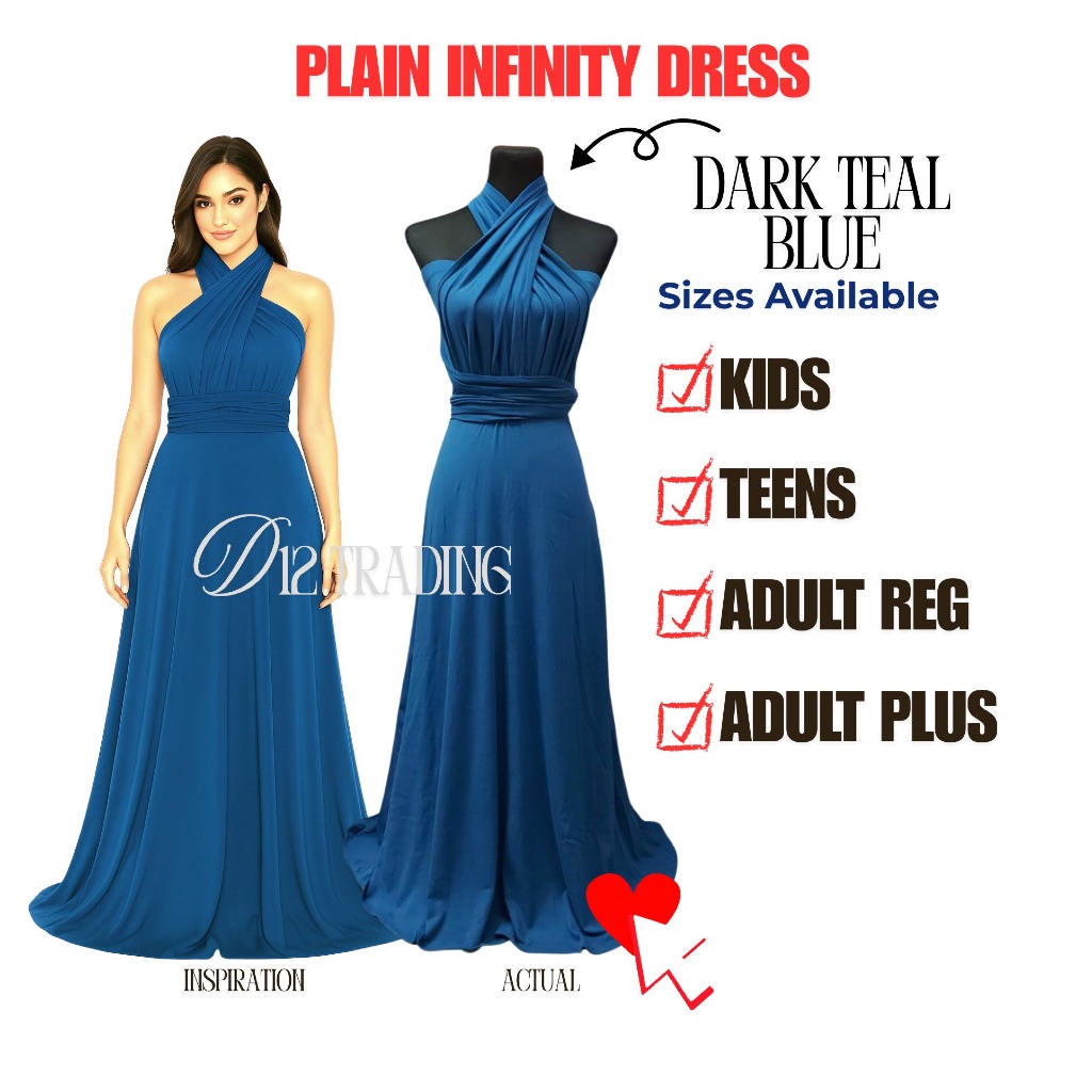 princess polly baby blue dress Infinity Dress – Nanà Abbigliamento main image 1
