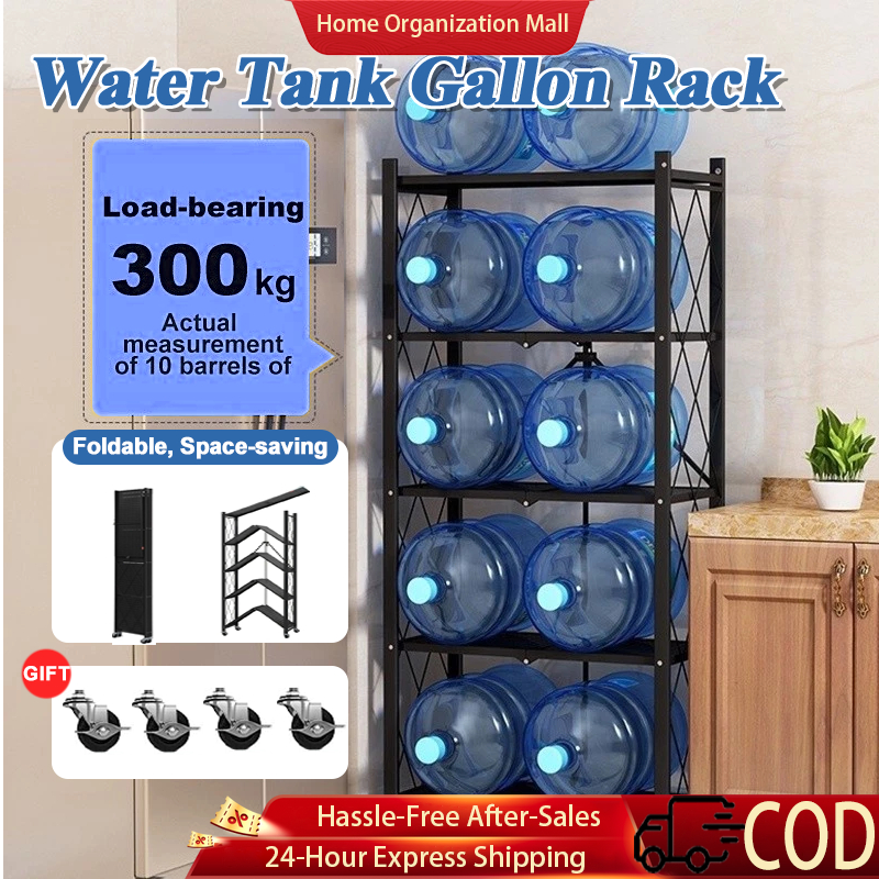 Stainless Steel Water Gallon Rack Stand, Multi-Layer Heavy Duty Kitchen ...