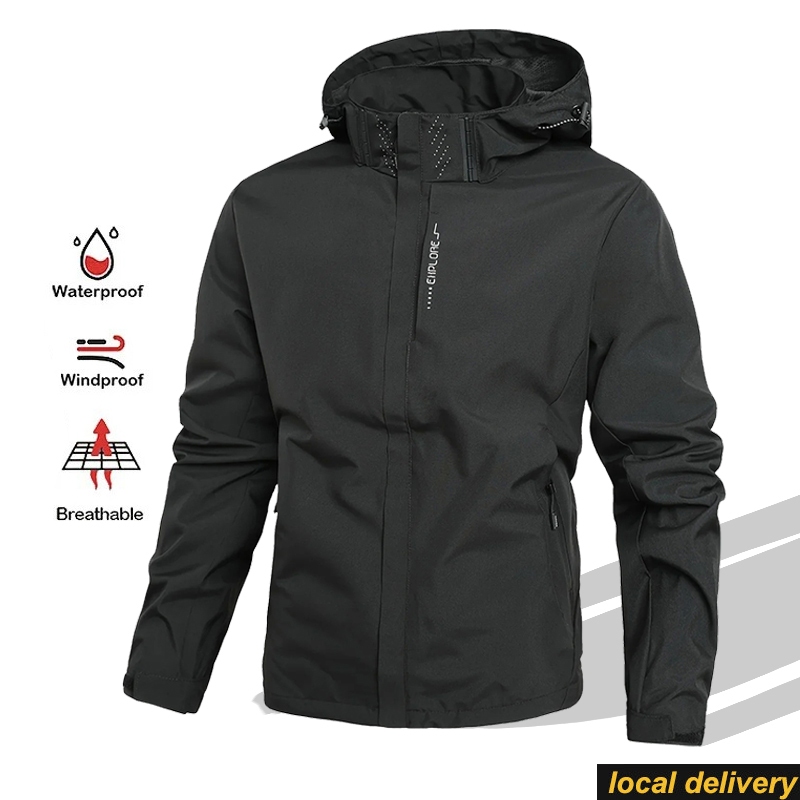 VUUG Tactical Jacket For Men Military Rain Casual Sport Waterproof ...