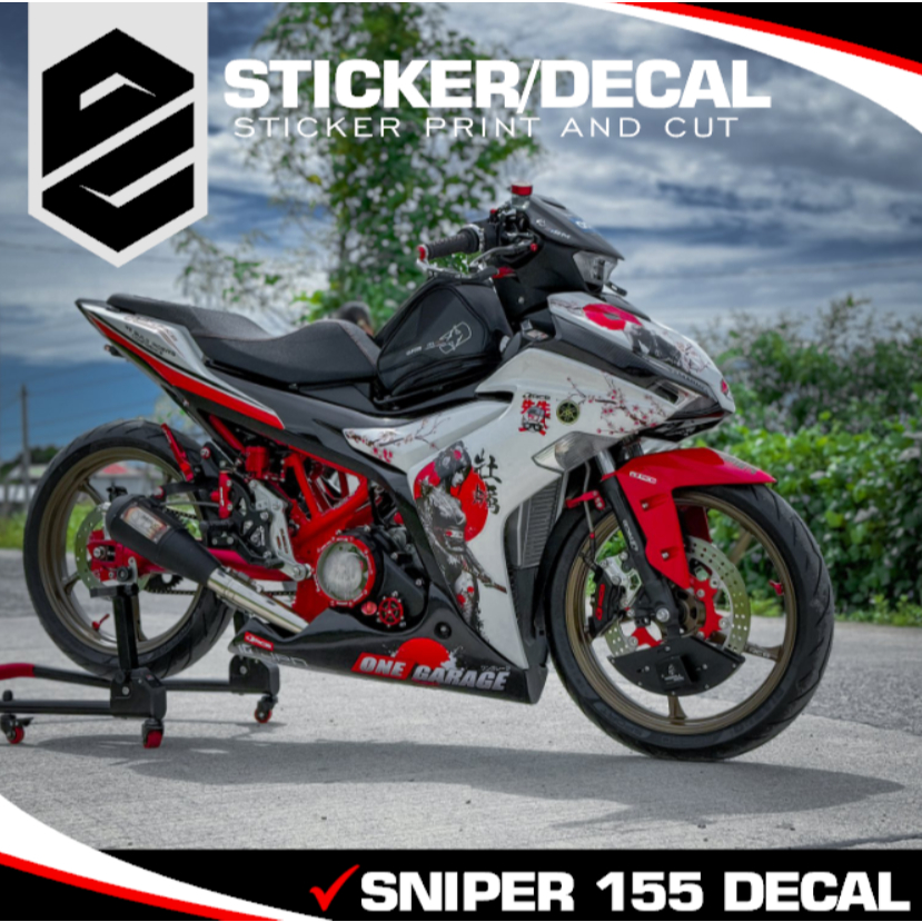 SNIPER 155 JJAPAN DECALS STICKER WATERPROOF ORIGINAL DESIGN HIGH ...