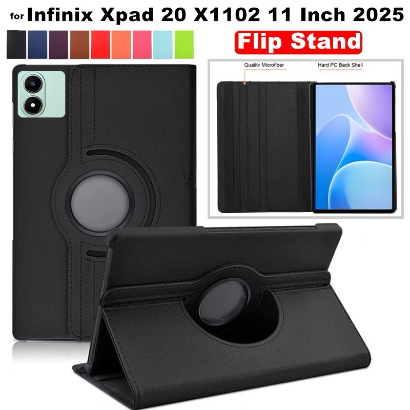 For Infinix Xpad 20 11 Inch 2025 X1102 Case Tablet 360 Rotating Leather ...