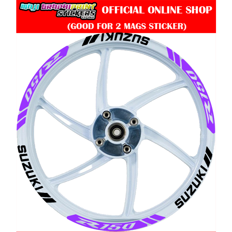 Suzuki Raider R150 New Design Decal Sticker Good for 2 Mags Harap Likod ...