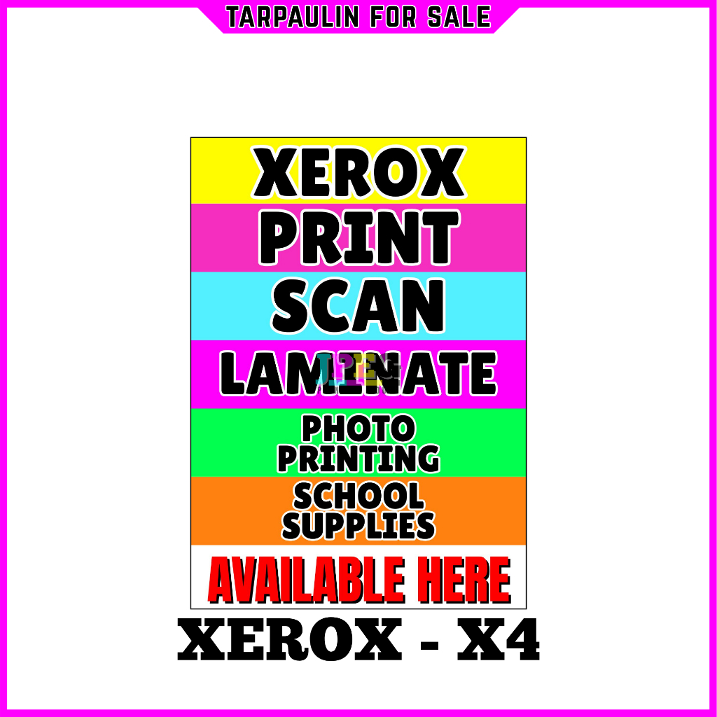 Shop xerox print scan signage for Sale on Shopee Philippines