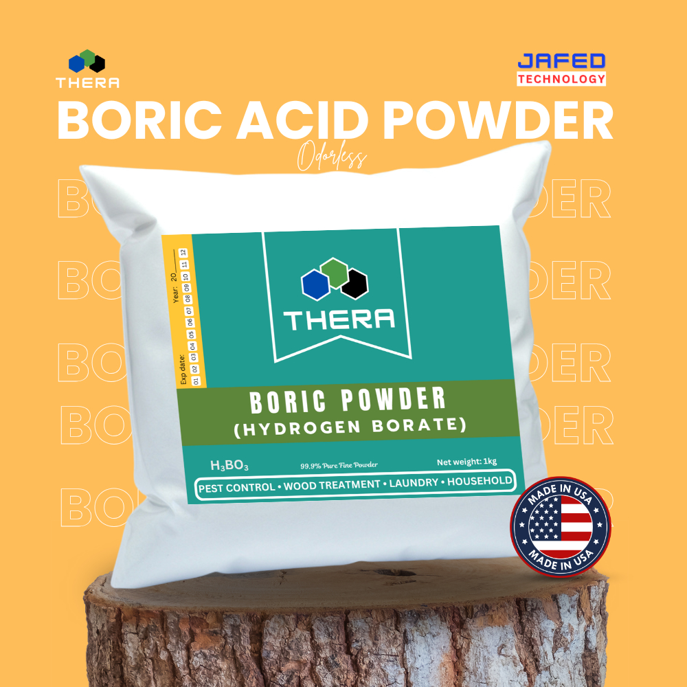 JAFED 1kg Boric Acid Powder Hydrogen Borate for Pest Control - Ants ...