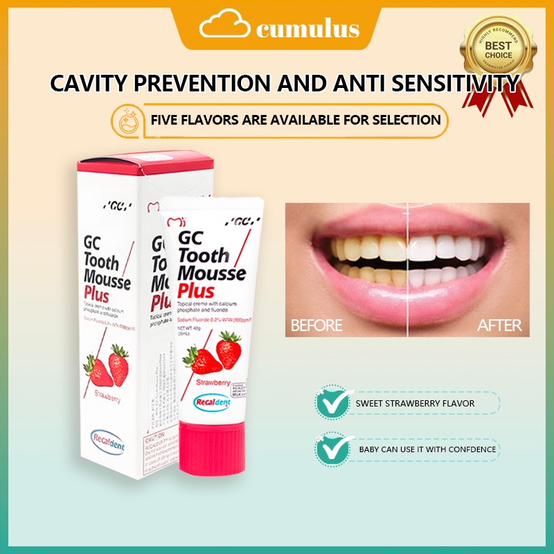 GC tooth mousse tooth cream toothmousse from japan | Shopee Philippines