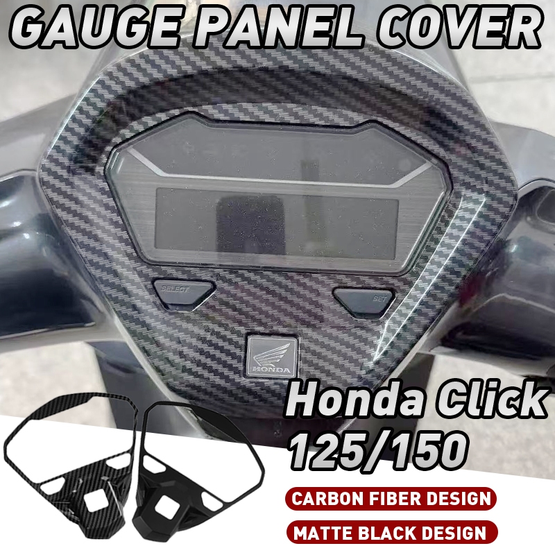 Honda Click V3 Gauge Panel Cover Garnish Carbon Fiber Speedometer ...