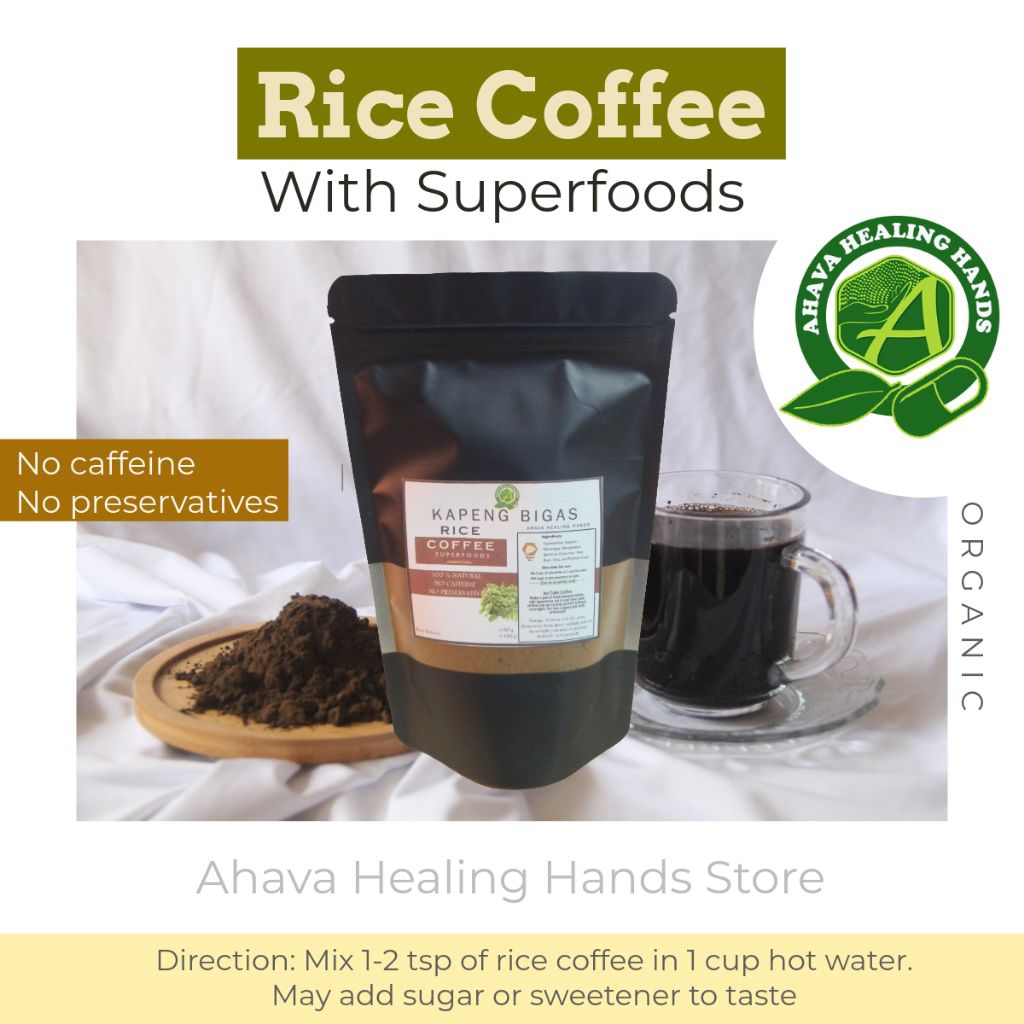 Rice Coffee with Superfood Mix (80g or 180g) - Natural Wellness ni ...
