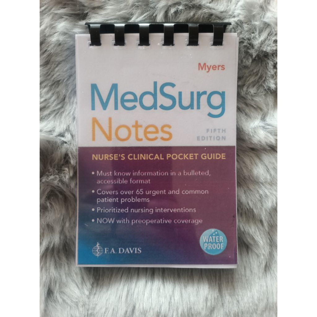 Medical Surgical Notes (MedSurg) 5th edition 2026 edition [reprint copy ...
