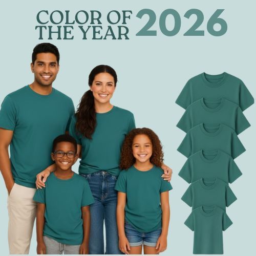 Bsco Color Of the Year 2026 Transformative Teal Family Shirt Tshirt ...
