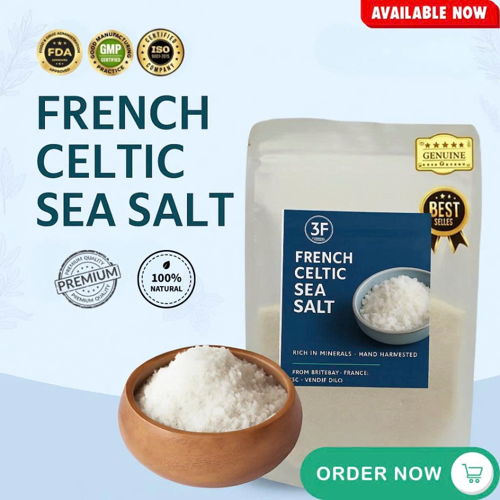 [ BUY 1 GET 1] Natural French Celtic Sea Salt | Mineral-Rich ...