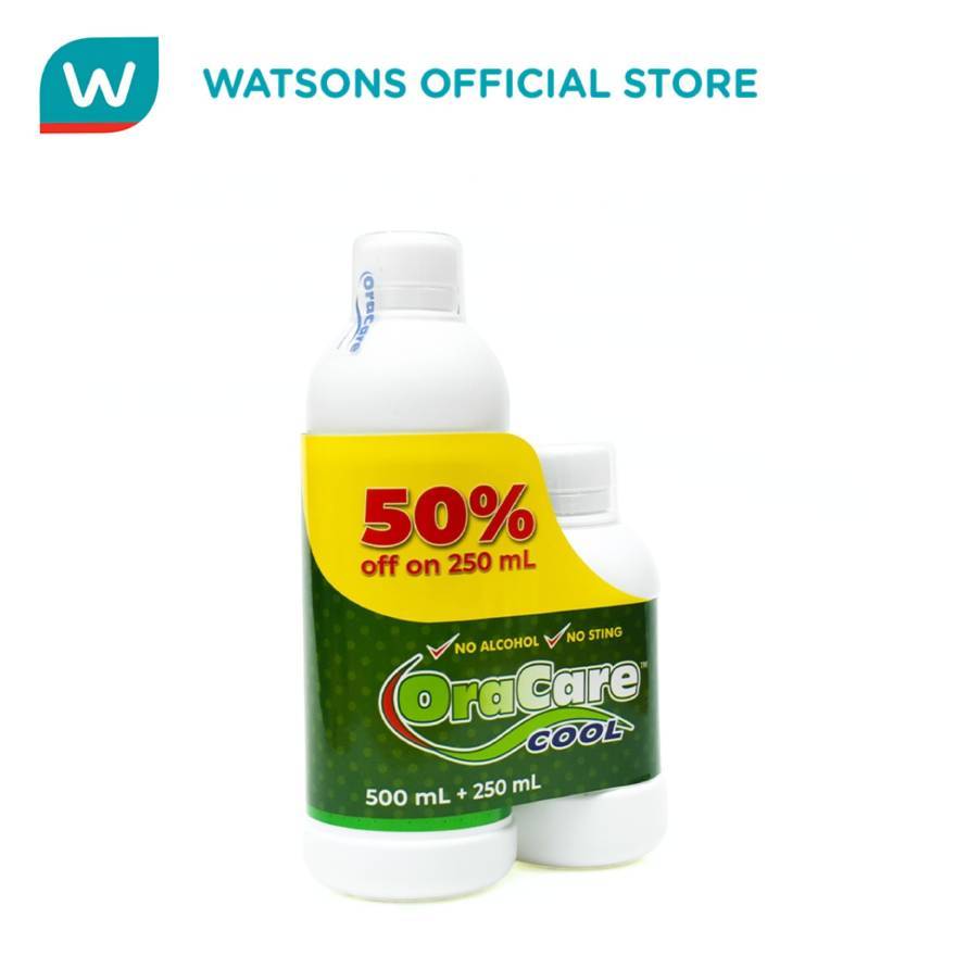 ORACARE Mouthrinse Cool 500ml x 250ml Gift Set | Shopee Philippines