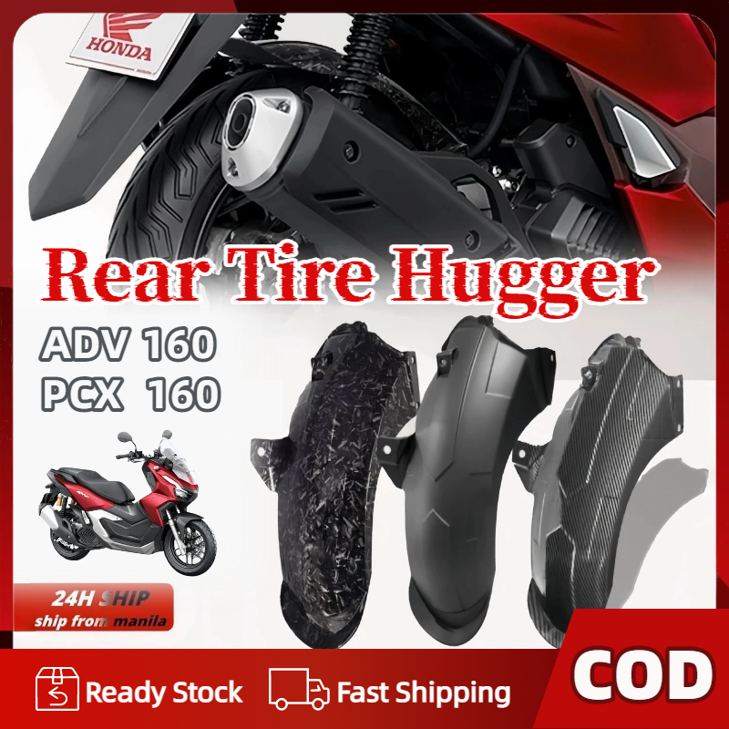 【COD】Rear Tire Hugger Fender for Honda ADV 160/PCX 160 Motorcycle Long ...