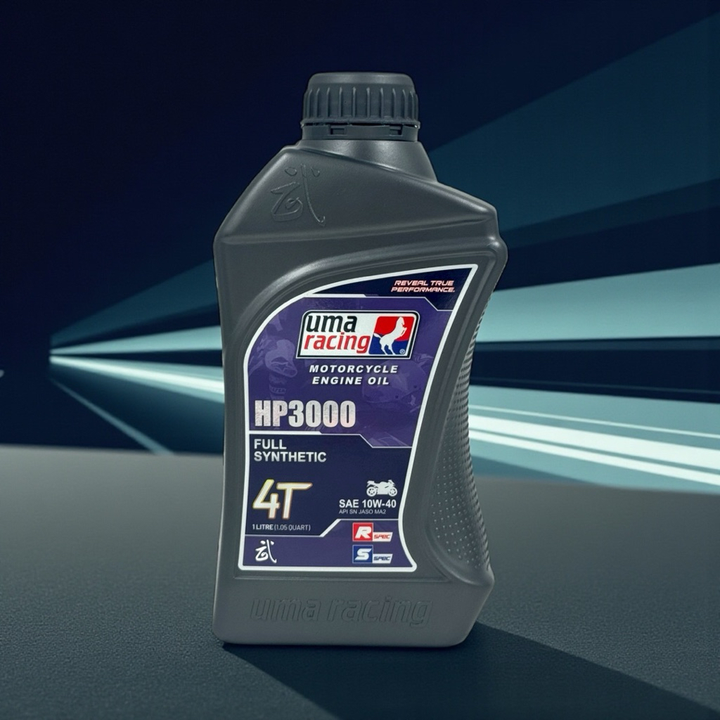 UMA ENGINE OIL HP3000 1 LITER 10W-40 MA2 FULLY SYNTHETIC | Shopee ...
