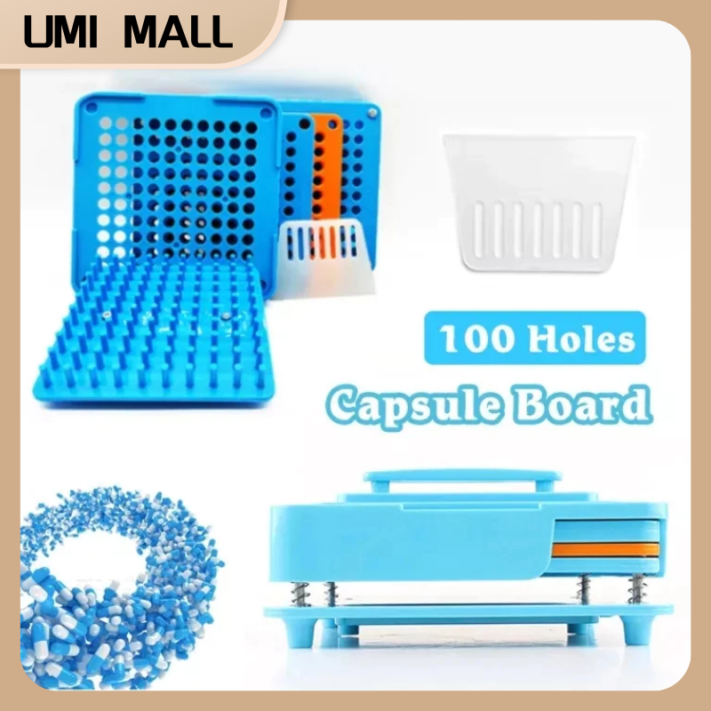 0#100 Holes Capsule Filling Machine Manual Capsule Maker Herbal Powder ...