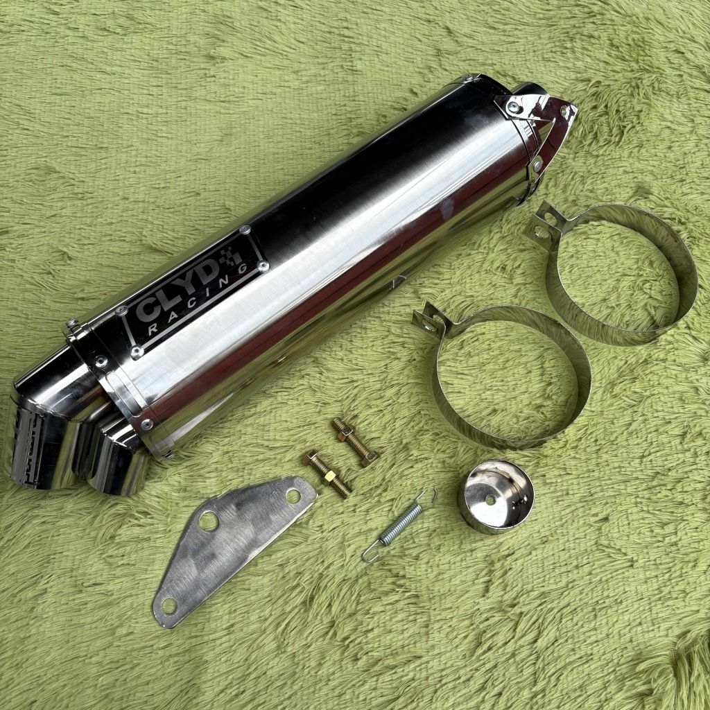 DUAL TIP CLYD RACING POWER PIPE (FOR CIRCUIT CONCEPT) | Shopee Philippines