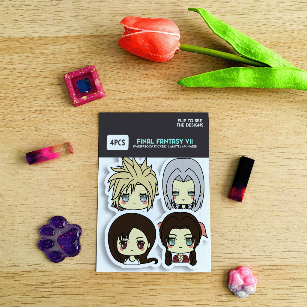 Final Fantasy 7 Stickers | Vinyl & Matte Laminated | Waterproof ...