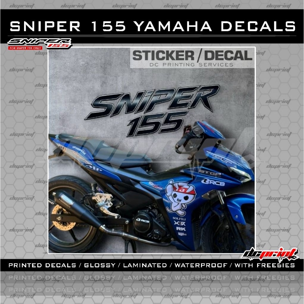 Shop yamaha sniper 155 decals for Sale on Shopee Philippines