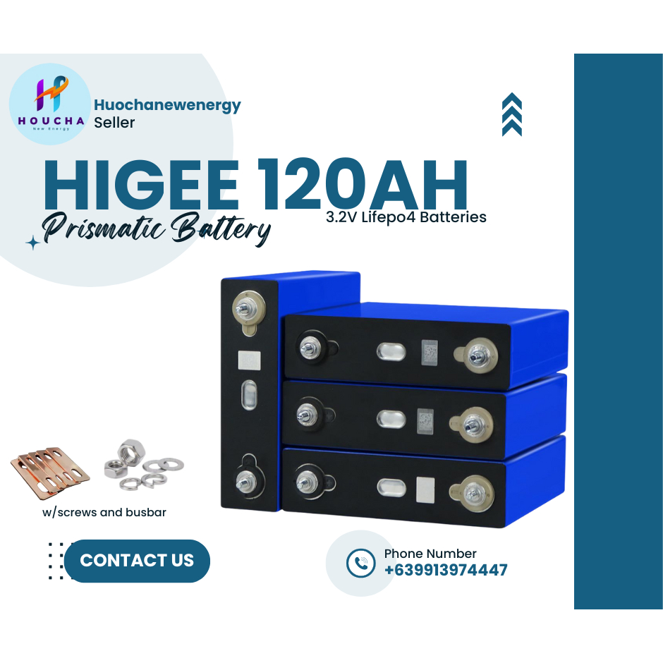Lifepo4 Battery HIGEE 120AH / CATL 120AH Power Energy 3.2V 120ah ...