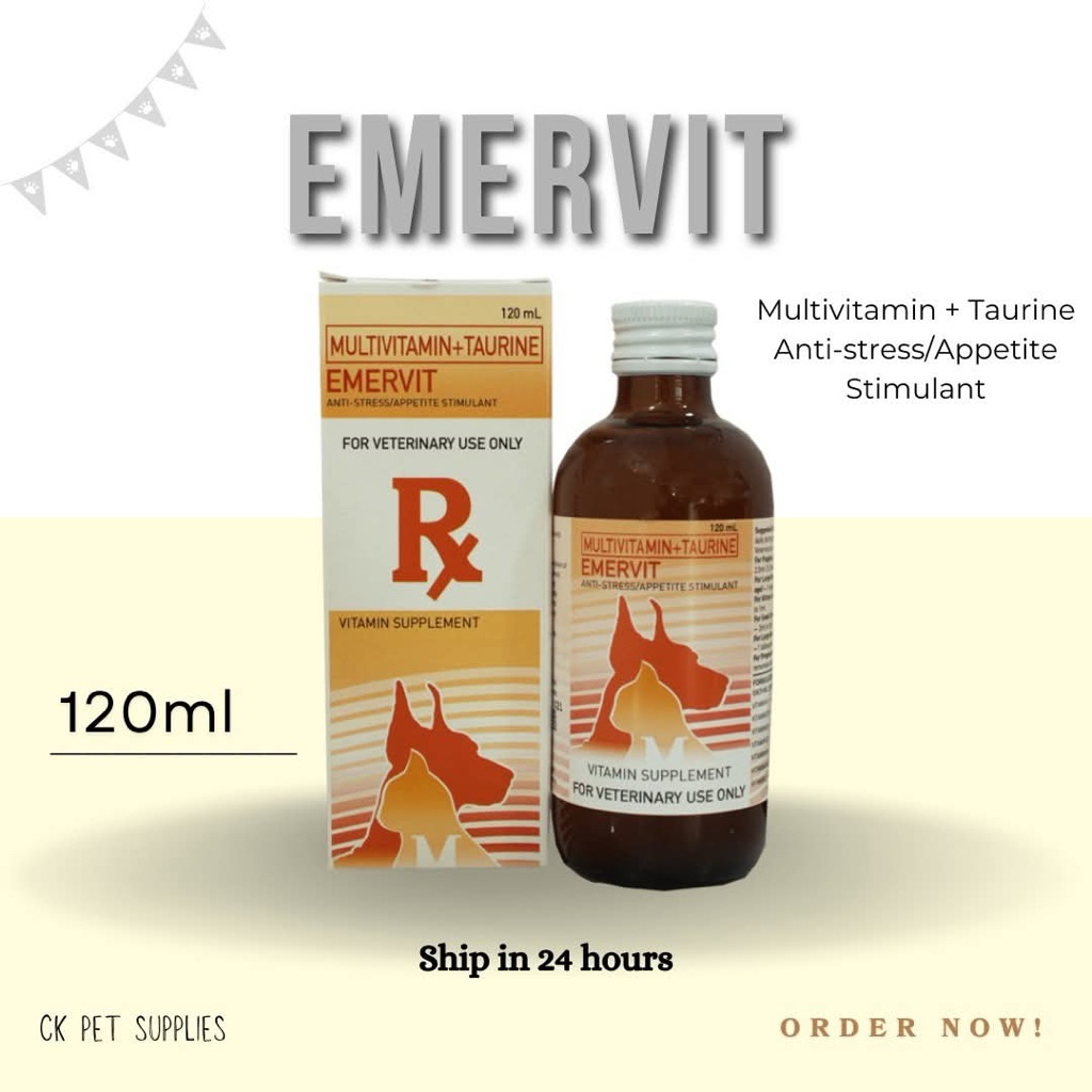 EMERVIT Multivitamins + Taurine 120 ml CKP | Shopee Philippines