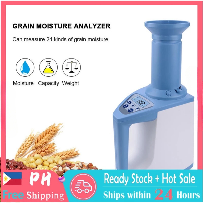 Grain Moisture Meter Humidity Analyzer Corn Rice Wheat Moisture Tester ...