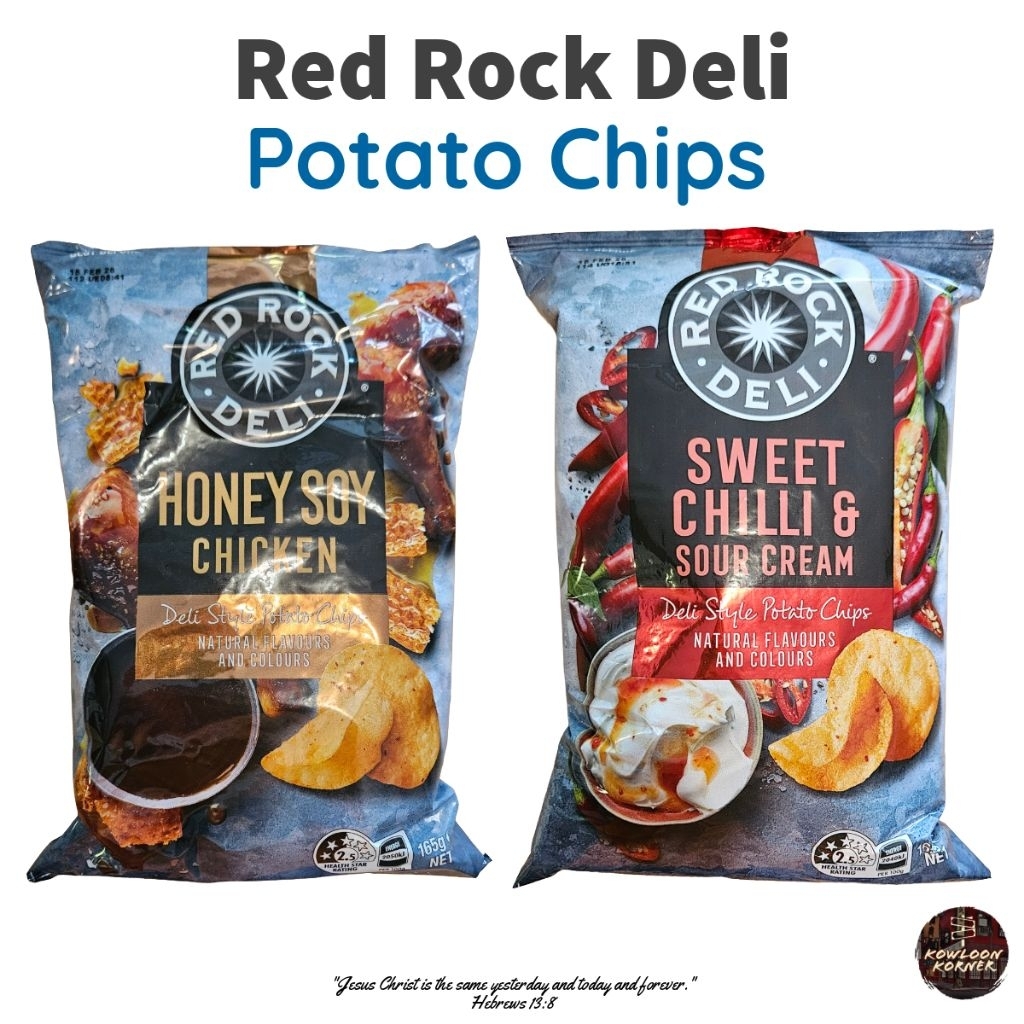Red Rock Deli Potato Chips - Honey Soy Chicken or Sweet Chili & Sour ...