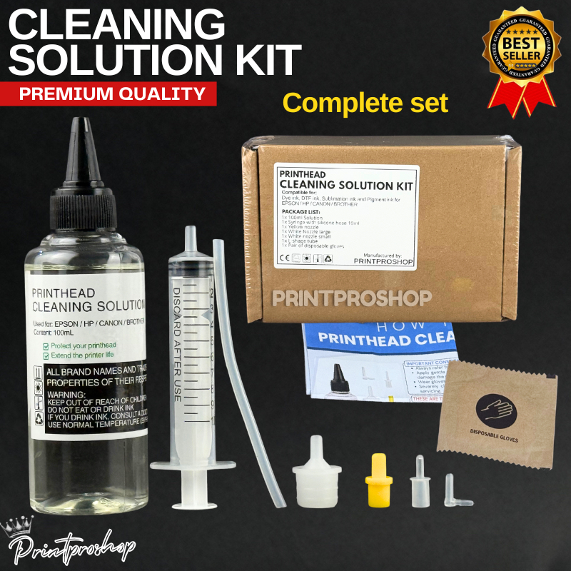 Printhead Cleaning Solution Set Cleaning Kit for EP, Brother, HP, Canon ...