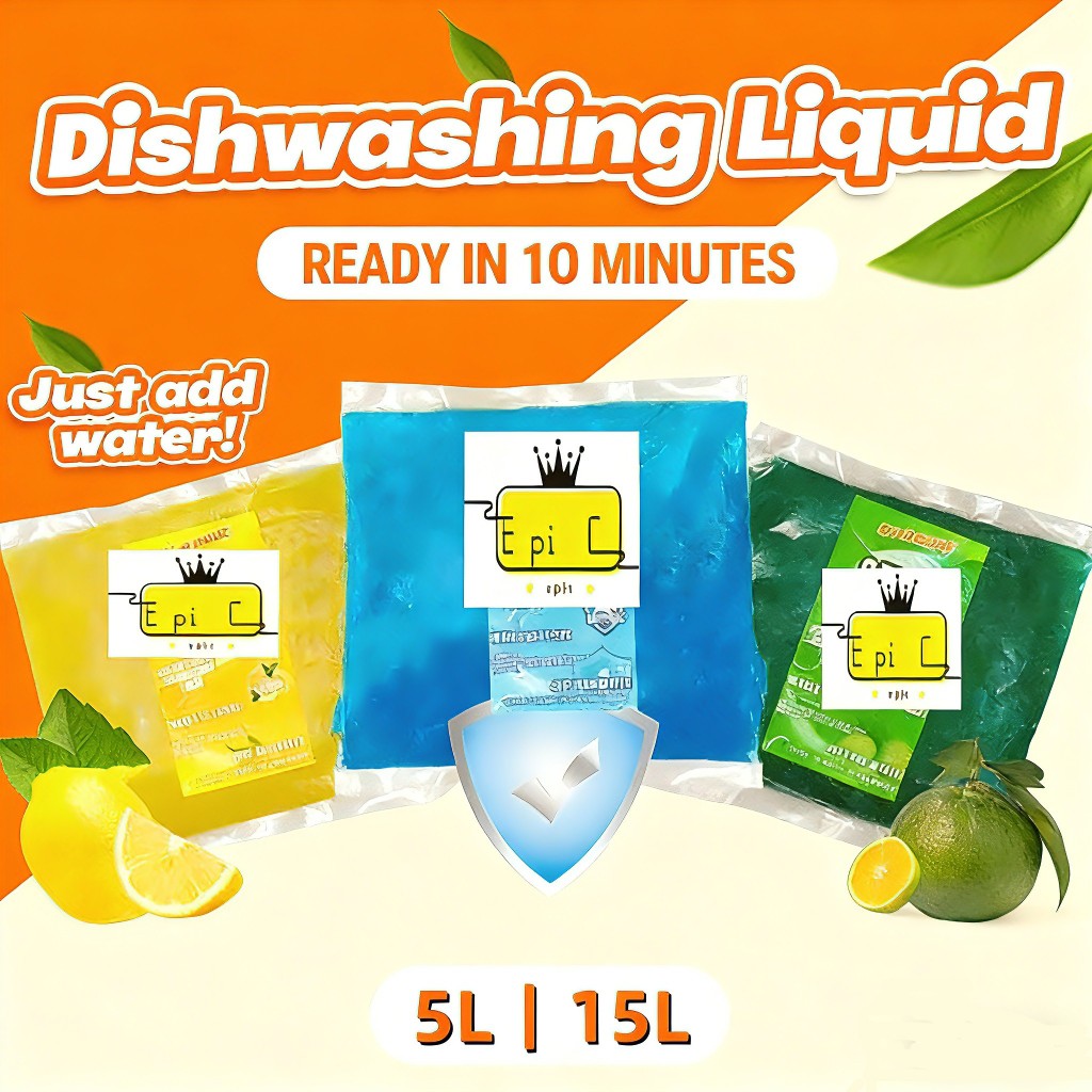 DIY dishwashing LIQUID KIT 2L to 5L Easy Mix formula-Calamansi, Antibac ...