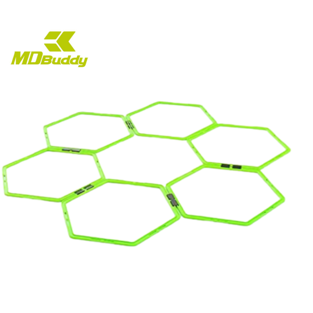 MDBuddy Agility Grid Training System – Set of 6 Interlocking Speed ...