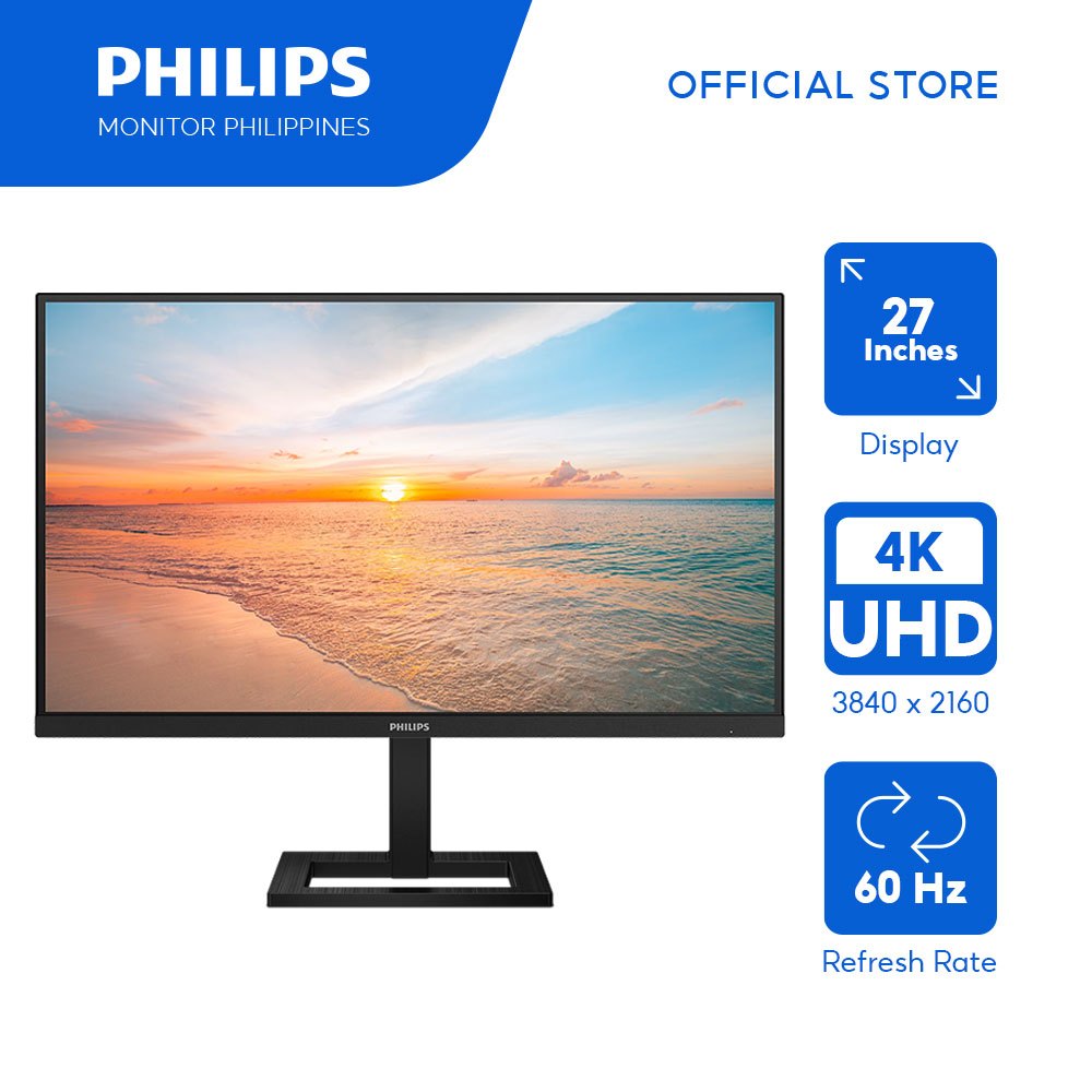 Philips 27E1N5900R 27" Computer Monitor (UHD/60Hz/IPS/4ms/USB-C 65W/Height/Pivot/Tilt) | YOHO - View #12