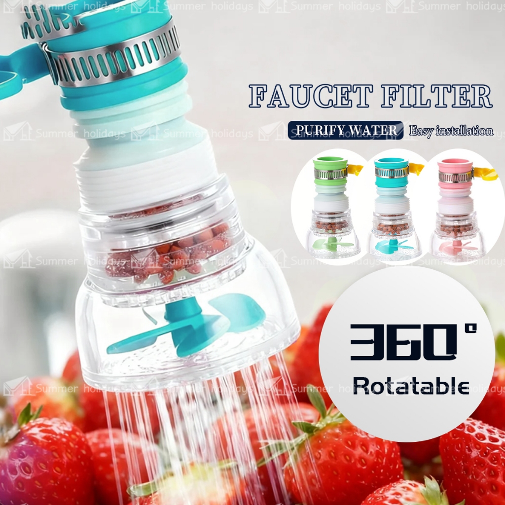 360 degree rotation Faucet Rotating Drainer Faucet Filter Shower ...