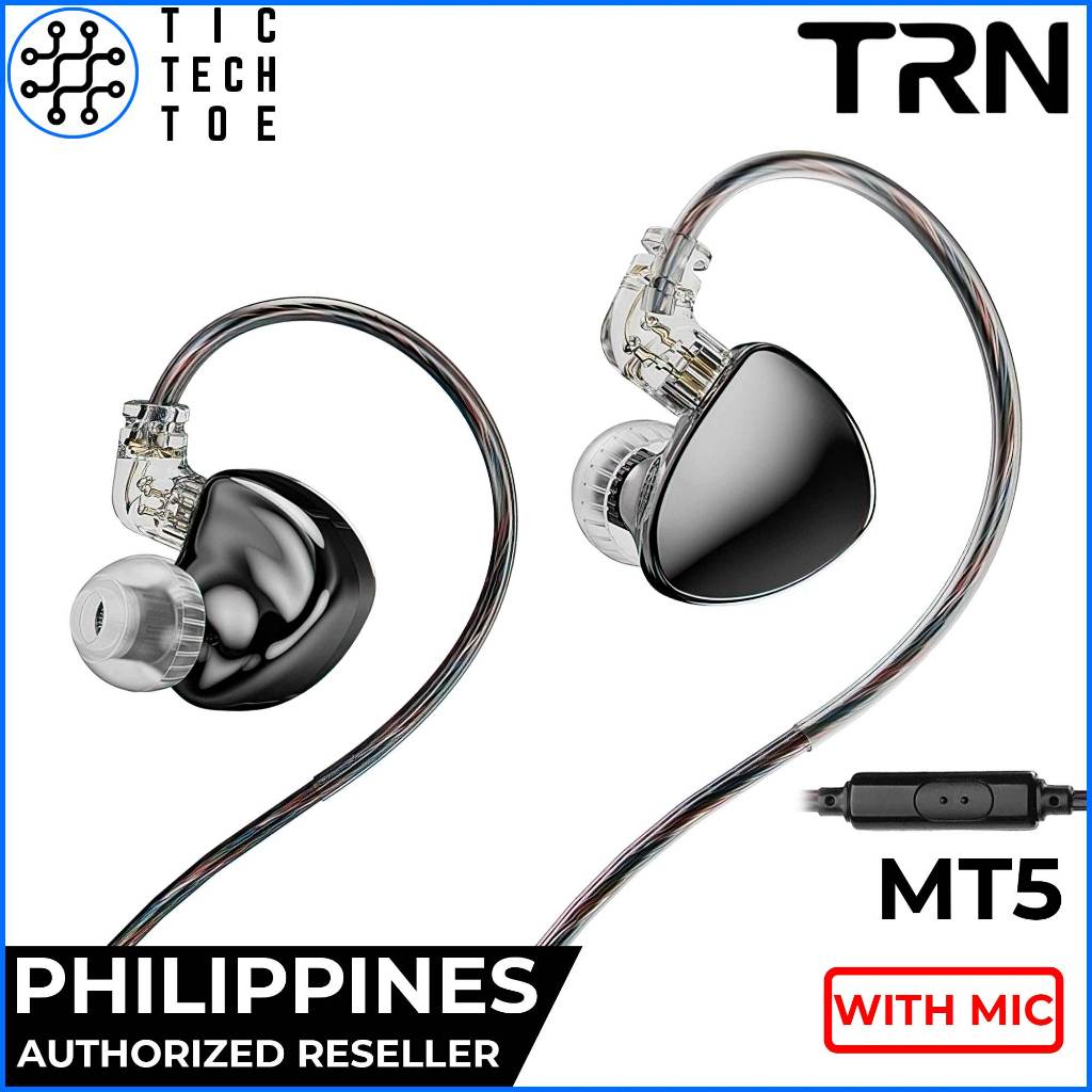 TRN MT5 Upgraded LCP Dynamic Driver Zinc Alloy Shell Detachable Cable ...
