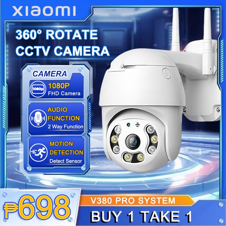 BUY 1 TAKE 1 V380 Pro CCTV Camera Wifi Connect To Cellphone 1080P HD ...