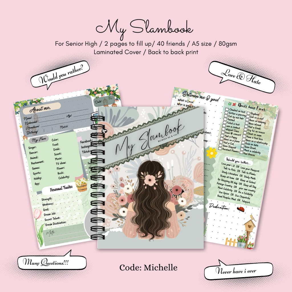 Shop slambook for Sale on Shopee Philippines
