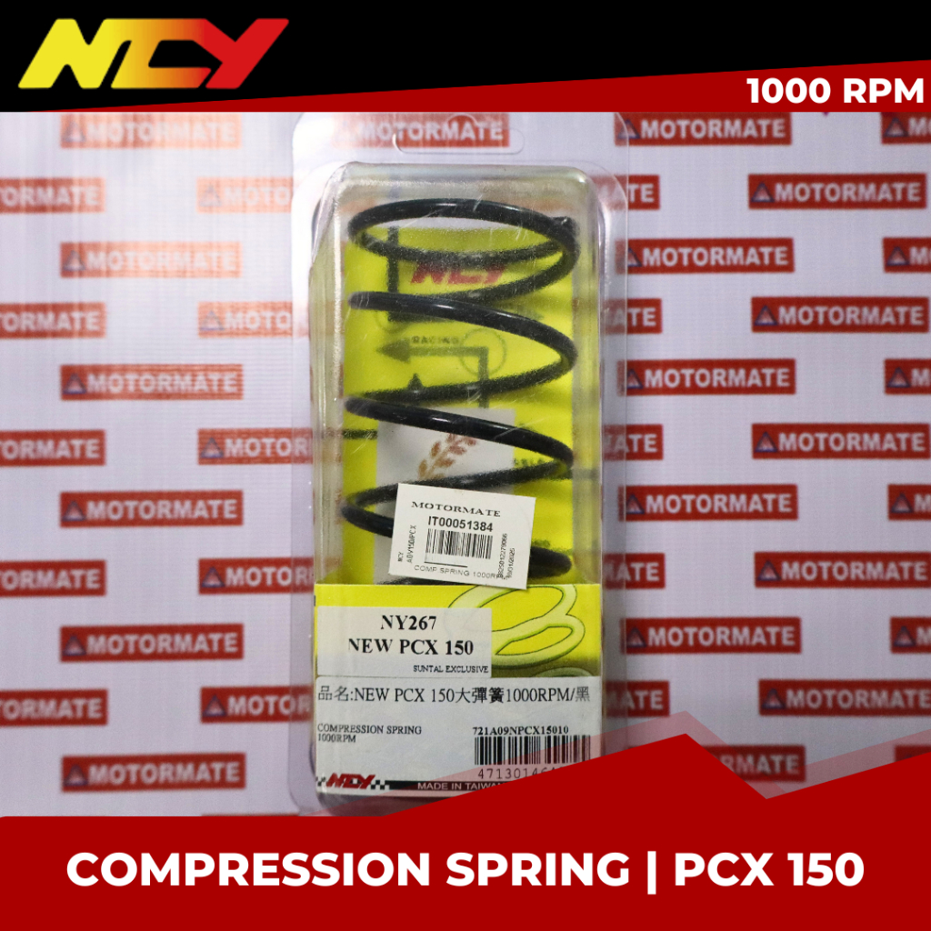 PCX/ADV150 NCY COMPRESSION SPRING 1000/1500 RPM | Shopee Philippines