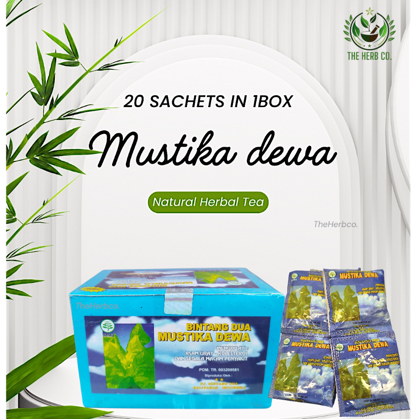 MUSTIKA DEWA BENTANG DUA HERBAL TEA 20 SACHETS | Shopee Philippines