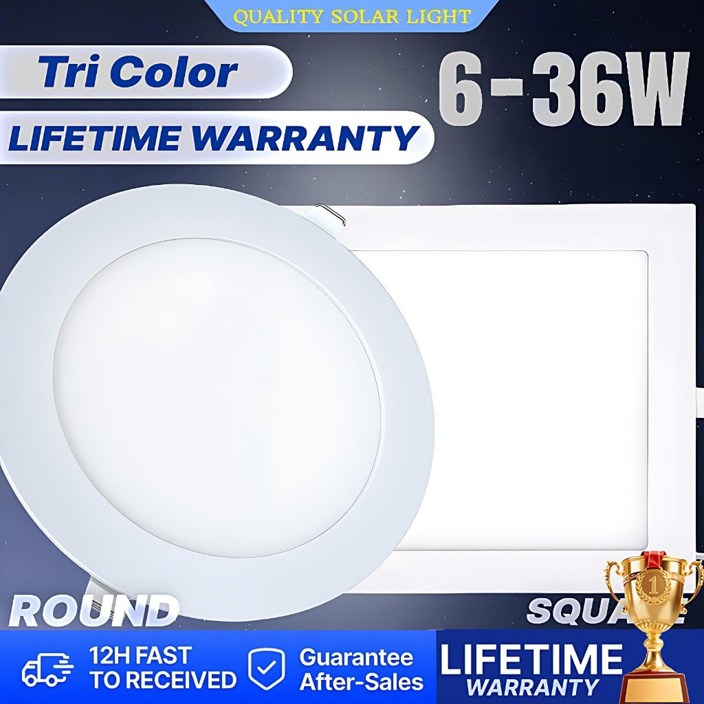 LED Pin Light Tricolor Panel light Down Light LED Recessed Light ...