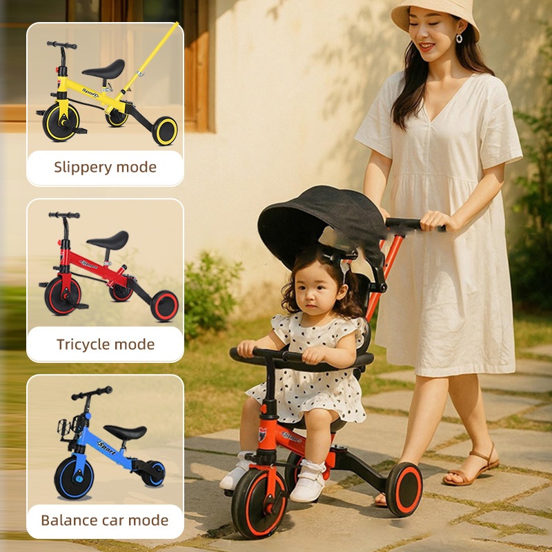 Bike For Kids Stroller Bike For Baby With Push Handle Bicycle Tricycle ...